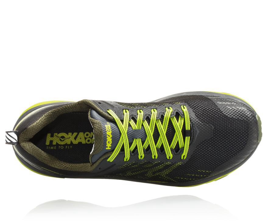 Hoka One One Trainers Mens Black/Green - Challenger ATR 5 - 31526PIJR